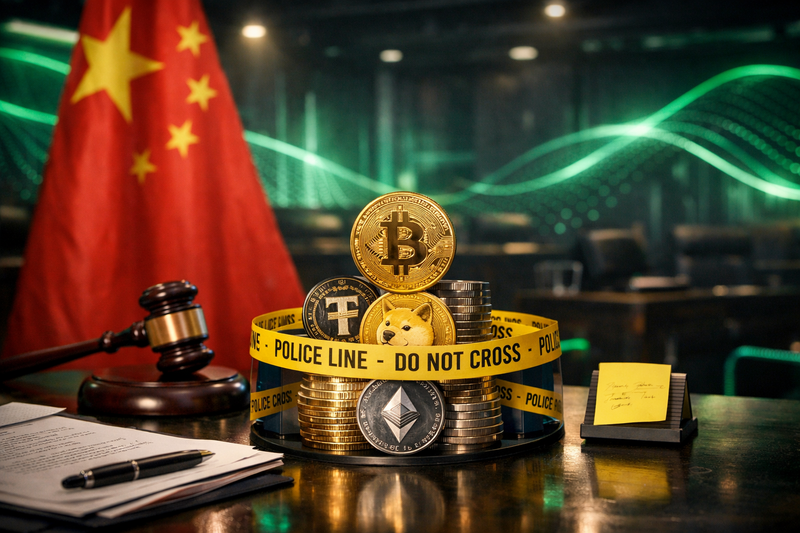 China Bekukan Rekening Terindikasi Digunakan untuk Bertransaksi Kripto
