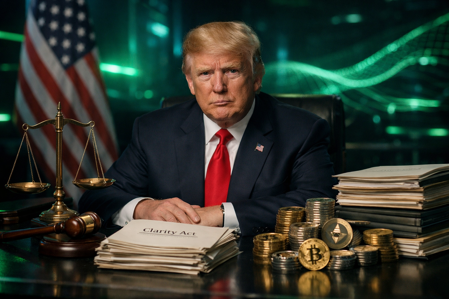 Trump Tegaskan Bank Tak Boleh Ganggu Kepentingan Industri Kripto Amerika