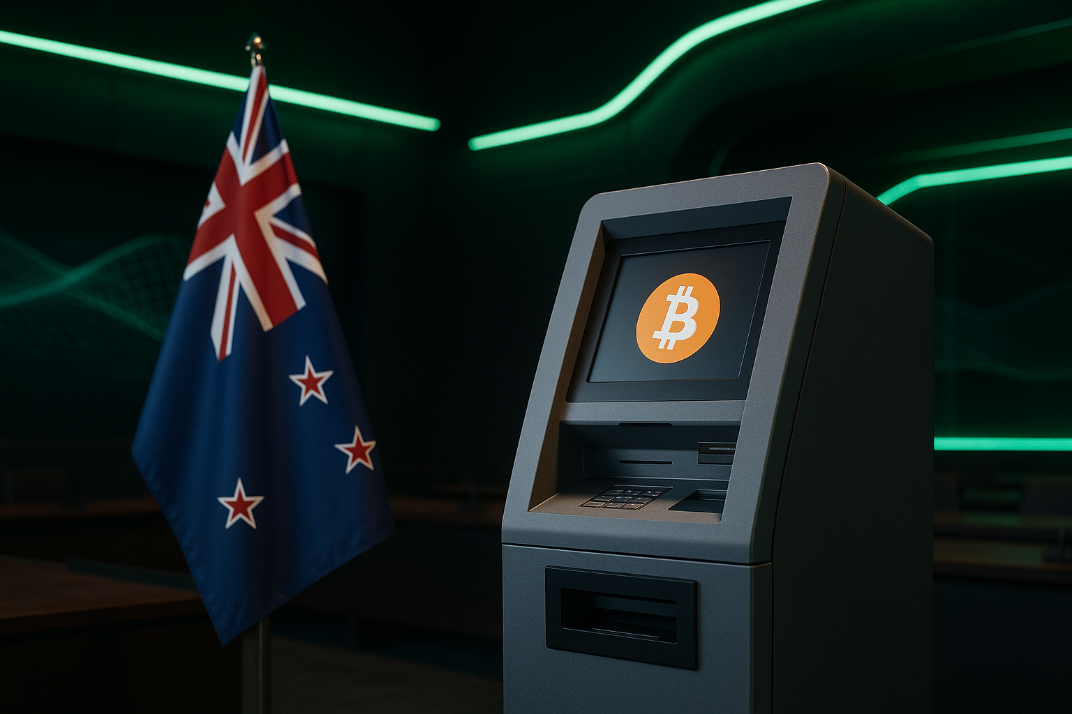 Selandia Baru Larang ATM Kripto dan Batasi Transfer Internasional Maksimal $5.000