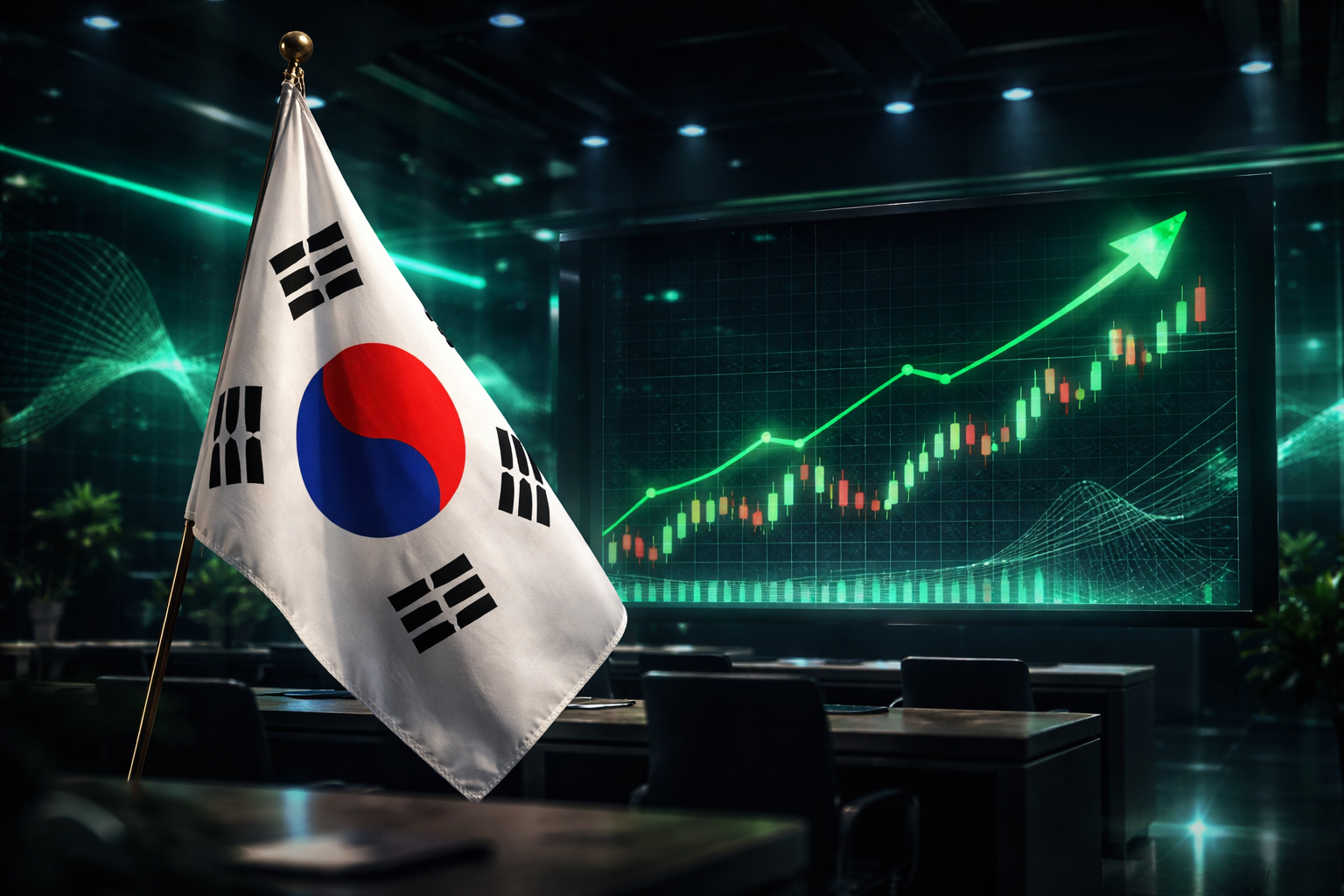 Usai Anjlok 8%, Bursa Saham Korea Selatan Melonjak Lebih dari 12%