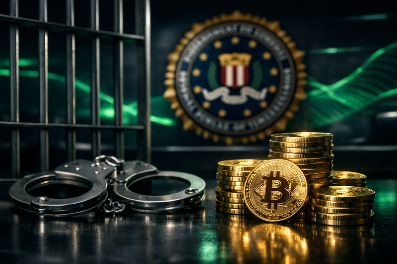 FBI Tangkap Vendor Pemerintah AS Usai Curi Bitcoin Sitaan Pengadilan