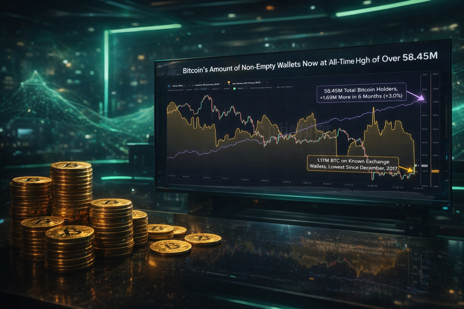 Jumlah Dompet Bitcoin Aktif Capai Rekor 58,45 Juta Alamat