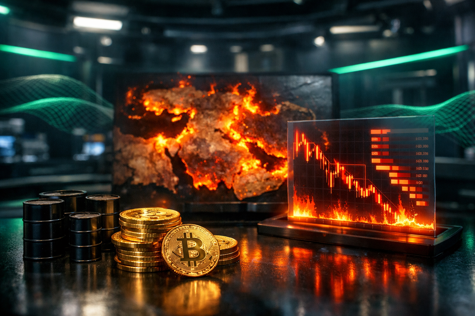 Bitcoin Ambruk ke Level $68.000, Harga Minyak Dunia Meroket Tembus $90