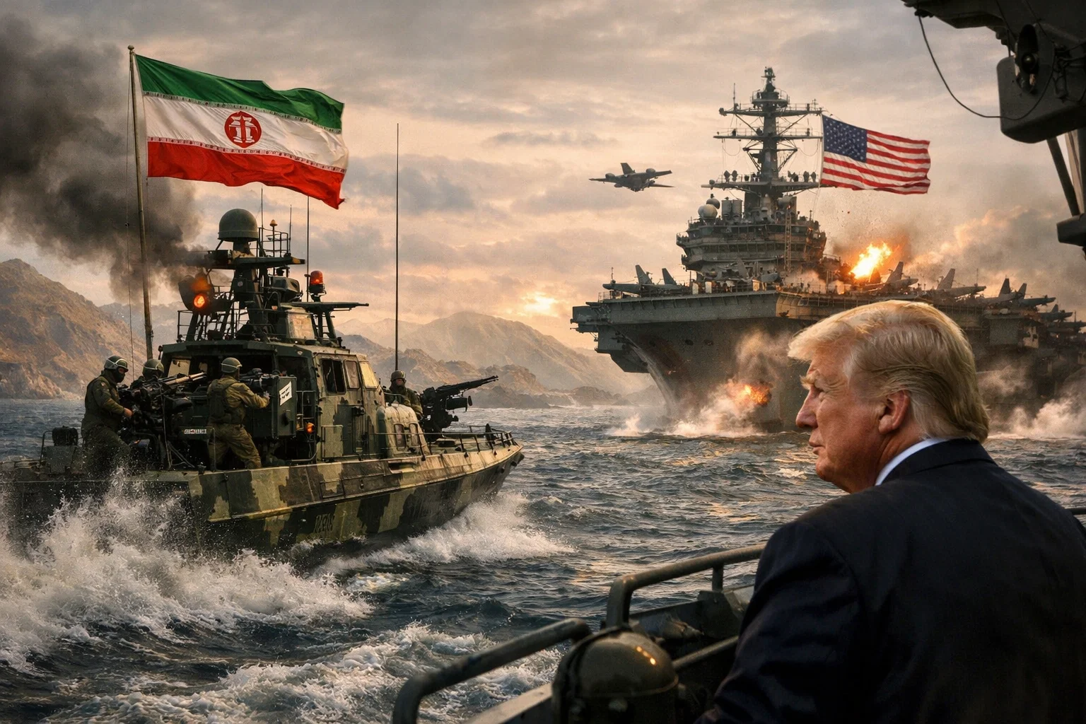 Iran Tantang Trump Kirim Kapal Perang AS Kawal Tanker Minyak di Selat Hormuz