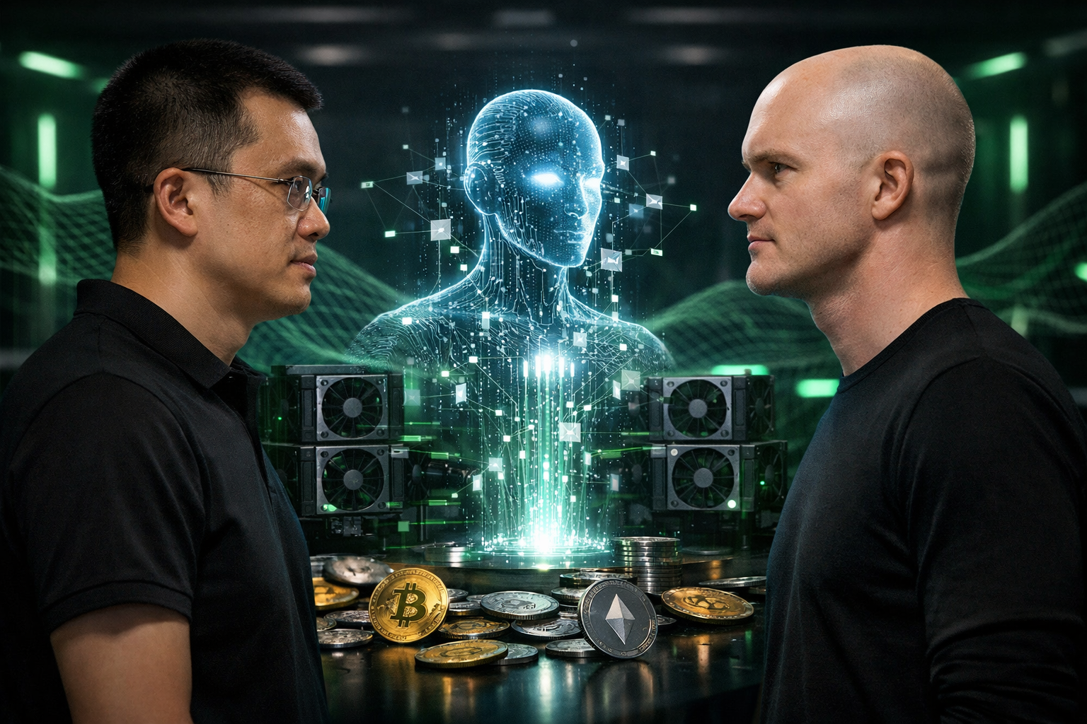 Kompak, CZ & Brian Armstrong Sepakat AI Agent Akan Dominasi Kripto