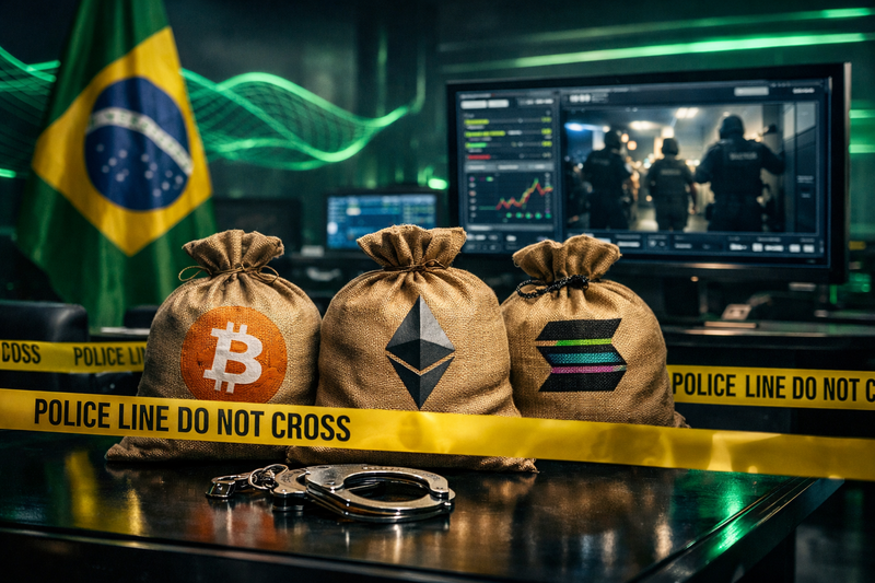 Brasil Sahkan Aturan Baru: Kripto Sitaan Jadi Dana Operasional Polisi