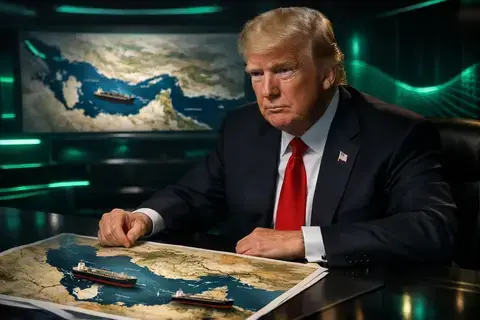 Trump Klaim Iran Kirim 20 Kapal Minyak Lewat Selat Hormuz sebagai “Tanda Hormat”