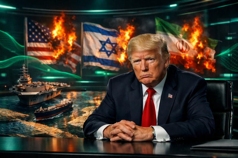 Trump Ultimatum Iran untuk Buka Selat Hormuz atau AS Hancurkan Infrastruktur Vital