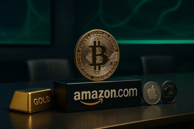 Naik ke Top 5 Aset, Bitcoin Lewati Kapitalisasi Pasar Amazon