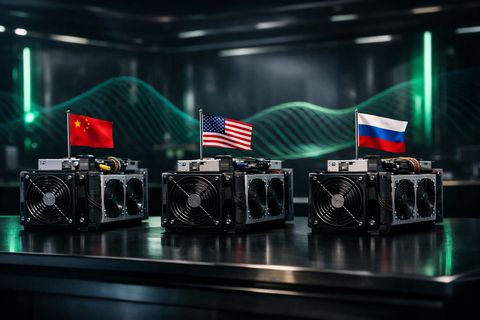 AS, China, dan Rusia Kuasai 68% Hashrate Bitcoin Global