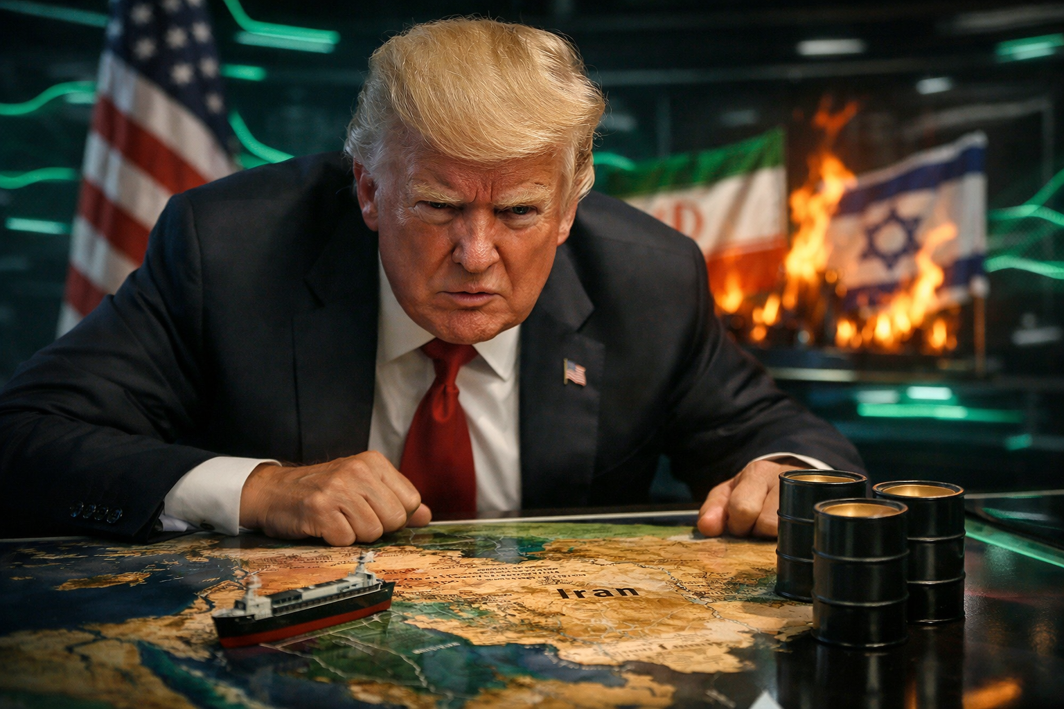 Trump Ancam Serang Jembatan dan Pembangkit Listrik Iran di Hari Selasa