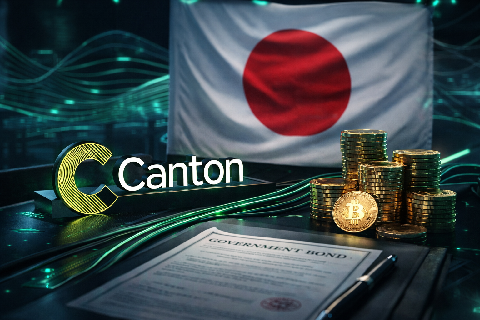 Jepang Uji Coba Obligasi Negara Sebagai Agunan Digital di Canton Network