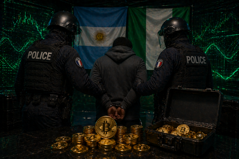 Polisi Argentina Ringkus Scammer Kripto Buronan Nigeria Senilai $50 Juta