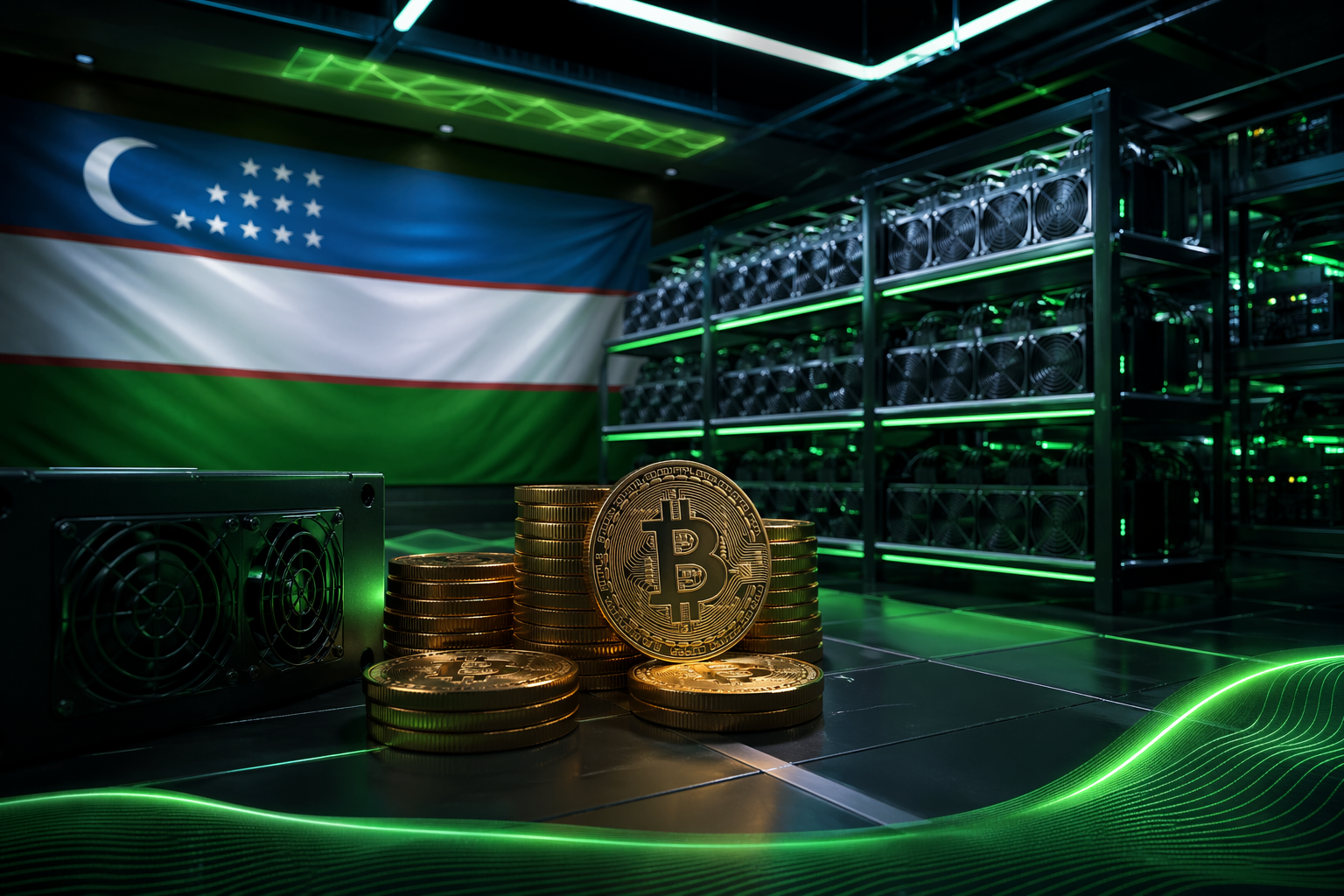 Uzbekistan Bangun Kawasan Khusus Mining Bitcoin, Bebas Pajak Hingga 2034