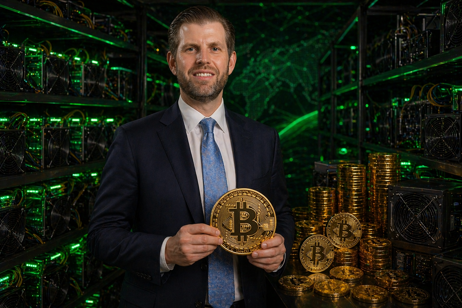 Perkuat Dominasi Kripto, Eric Trump Aktifkan 11.000 Mesin Mining Baru