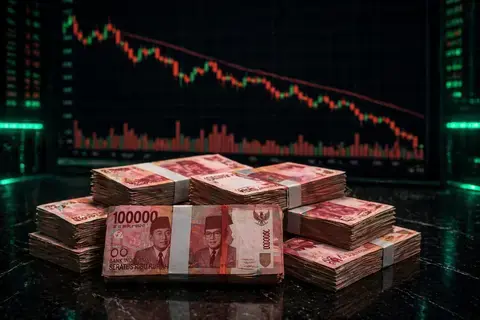 Rupiah Anjlok Melewati Rp17.300 per Dolar AS, Tekanan Global Jadi Pemicu