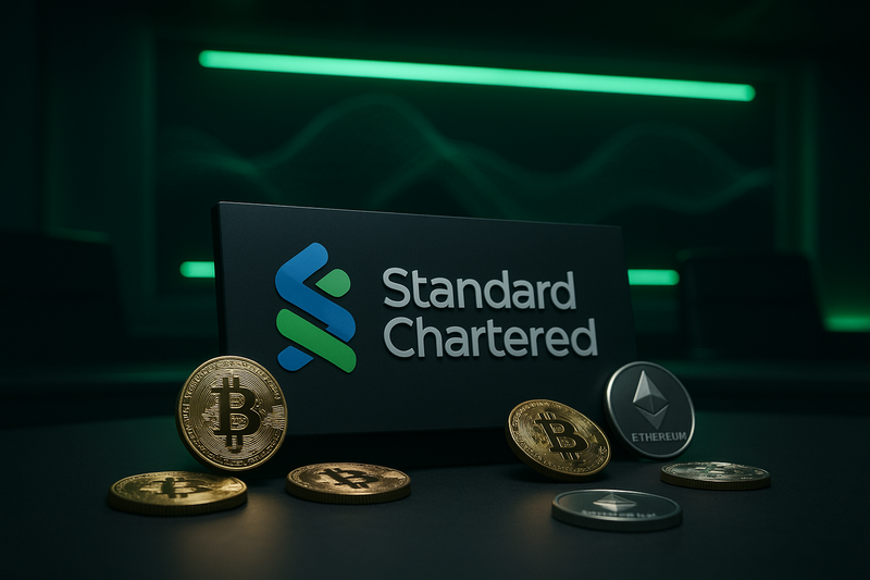 Standard Chartered Luncurkan Perdagangan Spot Bitcoin dan Ethereum untuk Institusi
