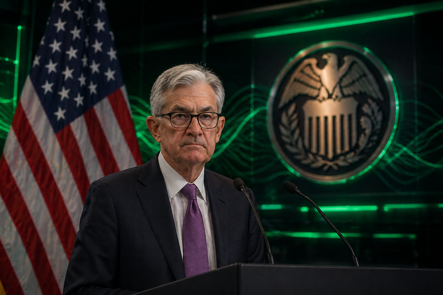 Pidato Terakhir Jerome Powell: Waspadai Inflasi Energi dan Tetap Bertahan di Fed