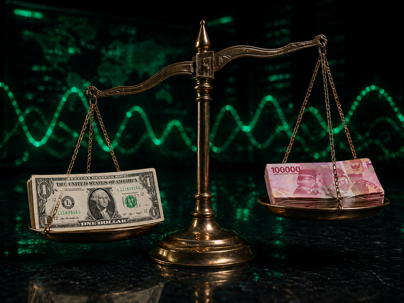 Rupiah Makin Melemah, Tembus Rp17.377 per Dolar AS