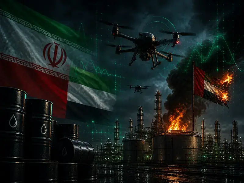 Drone Iran Hantam Kilang Minyak UEA, Harga Minyak Brent Melonjak ke $119