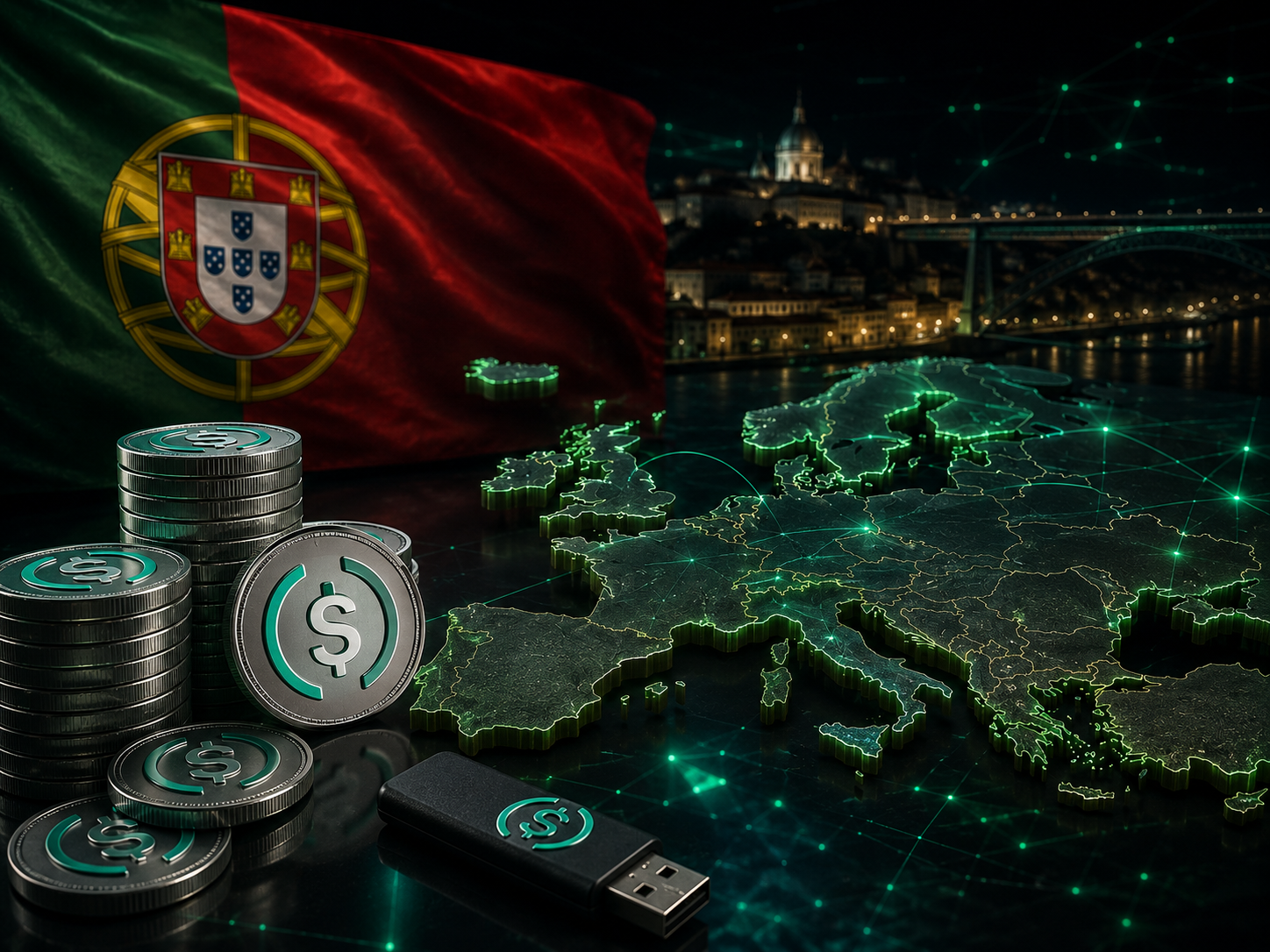 Portugal Resmi Terbitkan Stablecoin Pertama dengan Standar Regulasi Eropa