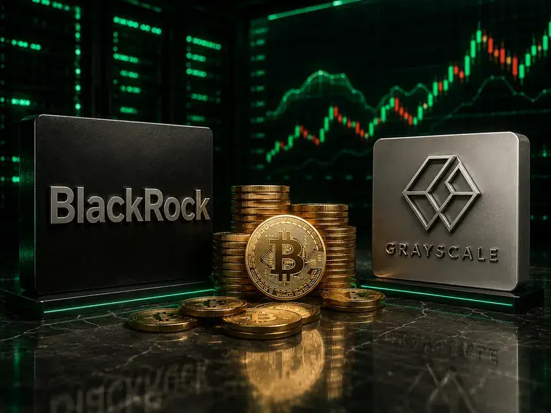 BlackRock Borong Bitcoin $623 Juta, Grayscale Jual $62,3 Juta