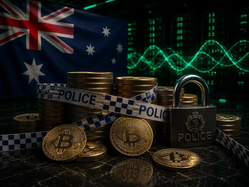 Kepolisian Australia Sita 52,3 BTC dari Sindikat Darknet