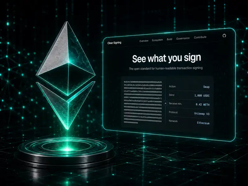 Bukan Lagi Deretan Kode, Kini Sign Transaksi di Wallet Ethereum Tampilannya Lebih Simpel