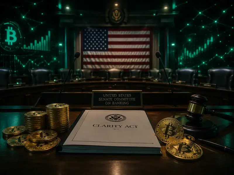 Komite Perbankan Senat AS Loloskan Clarity Act, Bitcoin Naik ke $82.000