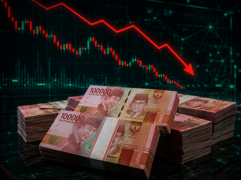 Rupiah Tembus Rekor Terendah Lagi Rp17.650 per Dolar AS