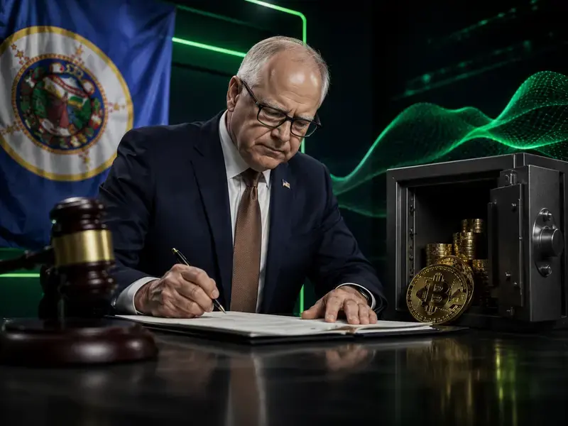 Gubernur Minnesota Sahkan UU Kustodian Aset Kripto, Bank Diizinkan Simpan Bitcoin