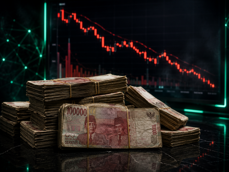 Rupiah Lanjut Catat Rekor Terendah Lewati Rp17.700 per Dolar AS