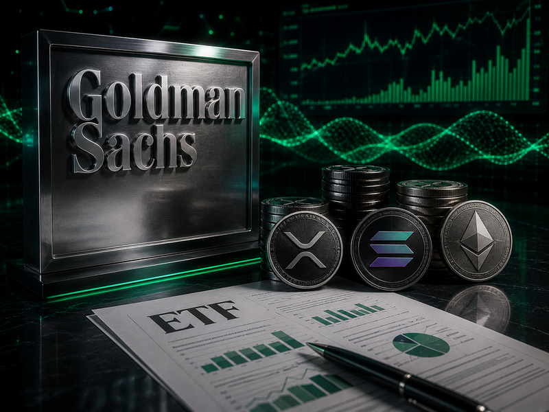 Goldman Sachs Buang Seluruh ETF Solana dan XRP, Pangkas Eksposur Ethereum