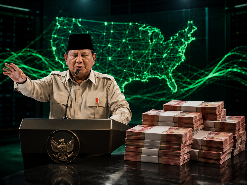 Presiden Prabowo Targetkan Rupiah di Kisaran Rp16.800 - Rp17.500