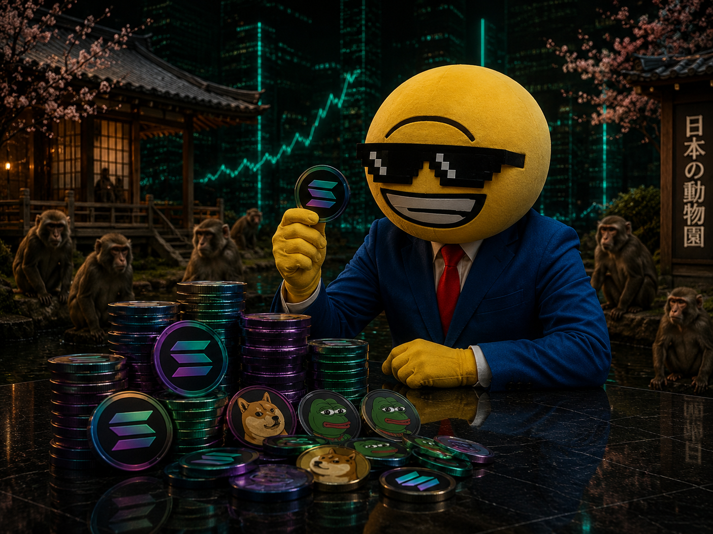 Demi Promosi Memecoin Solana, Dua Turis AS Ditangkap di Kebun Binatang Jepang