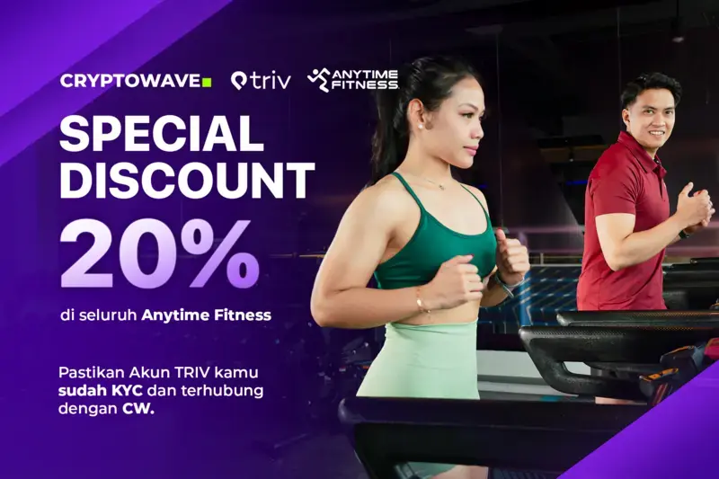 TRIV Group Beri Diskon Spesial 20% di Anytime Fitness Khusus Pengguna