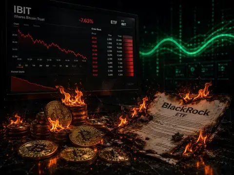 BlackRock Buang IBIT $1,2 Miliar, Bitcoin Drop ke Area $74.500