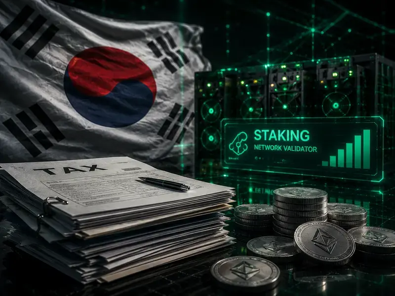 Korea Selatan Siap Terapkan Pajak 22% untuk Reward Staking Kripto