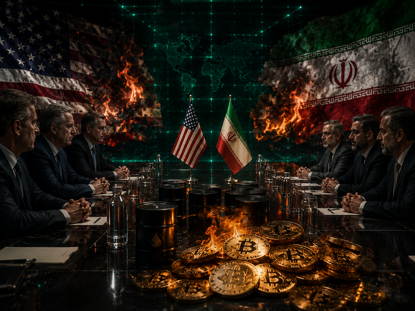 Iran Hentikan Sementara Negosiasi dengan AS, Bitcoin Turun ke $71.000
