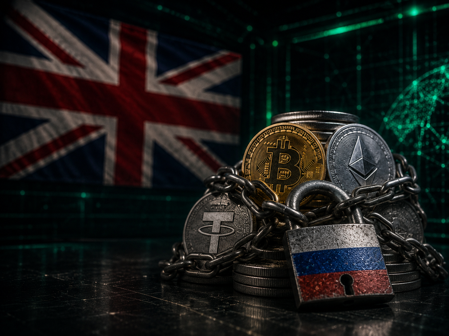 Inggris Sanksi 18 Perusahaan Kripto Terafiliasi Rusia