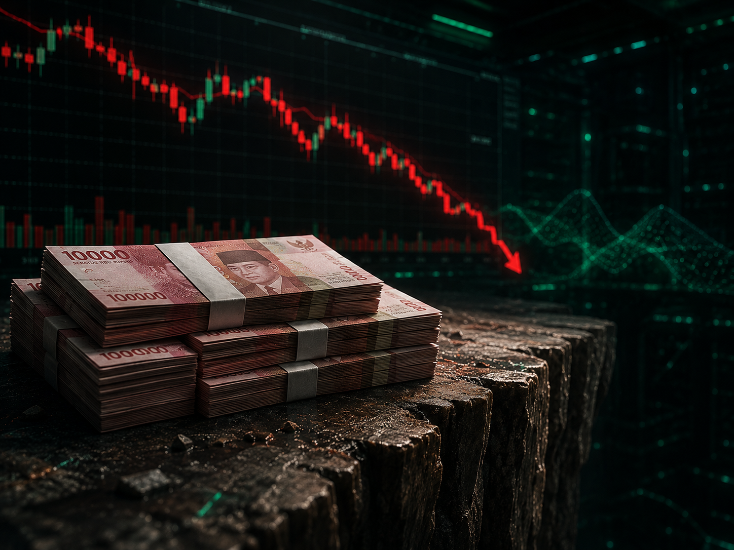 Rupiah Kembali Catat Rekor Terendah Tembus Rp18.000
