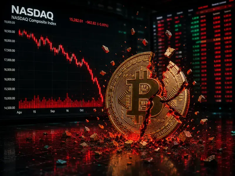 Nasdaq 100 Amblas 4,5% Cetak Rekor Terburuk 2026, Bitcoin Turun ke Area $59.000