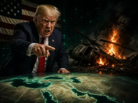 Helikopter AS Ditembak Jatuh Iran, Trump Serukan Serangan Balasan