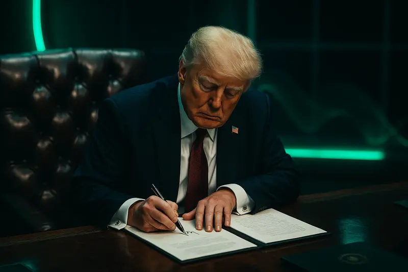 Donald Trump Resmikan Undang-Undang Kripto ‘Genius Act’ Jadi Hukum