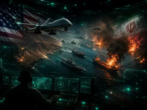 Balas Serangan AS, Iran Blokade Total Selat Hormuz