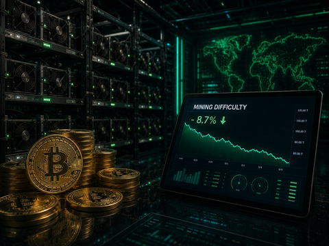 Tingkat Kesulitan Mining Bitcoin Turun 10%, Efisiensi Miner Meningkat