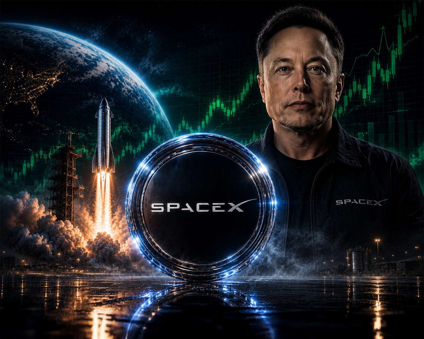 Saham SpaceX Kini Tersedia di Triv