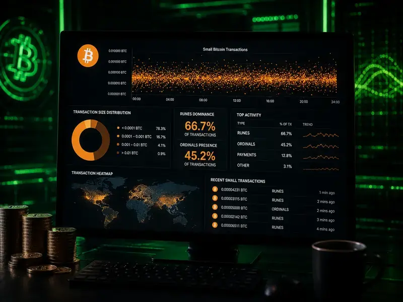 Dipicu Runes dan Ordinals, Transaksi Skala Kecil Kuasai 80% Jaringan Bitcoin