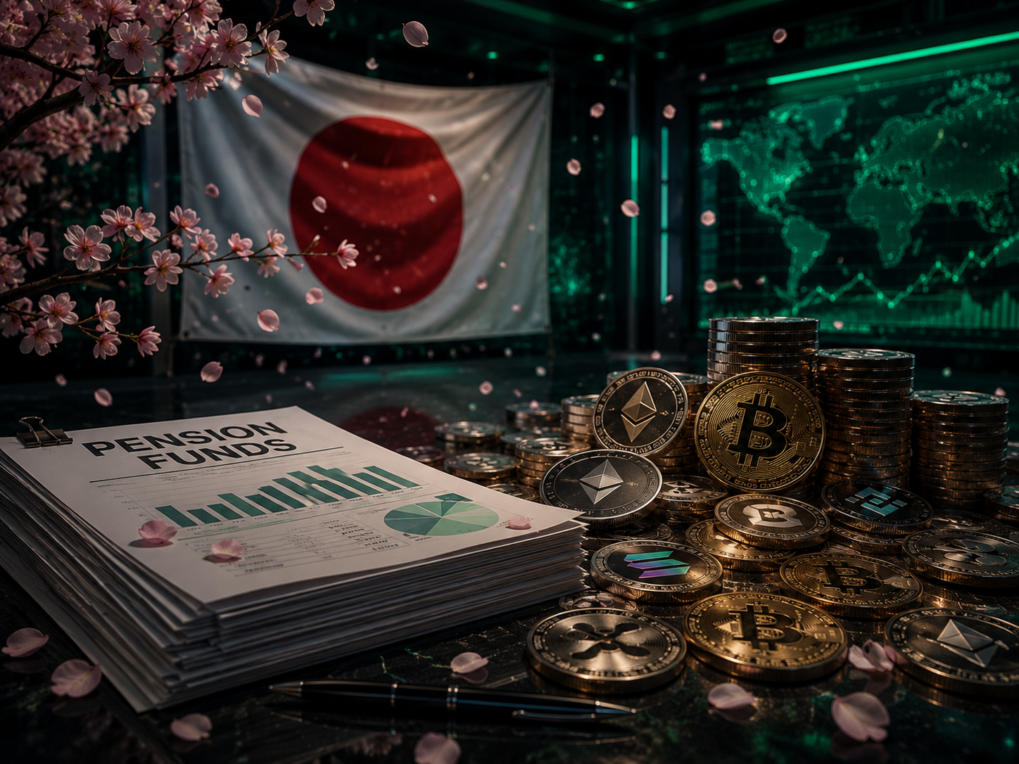 Jepang Berencana Alokasikan 1% Dana Pensiun Masuk ke Kripto