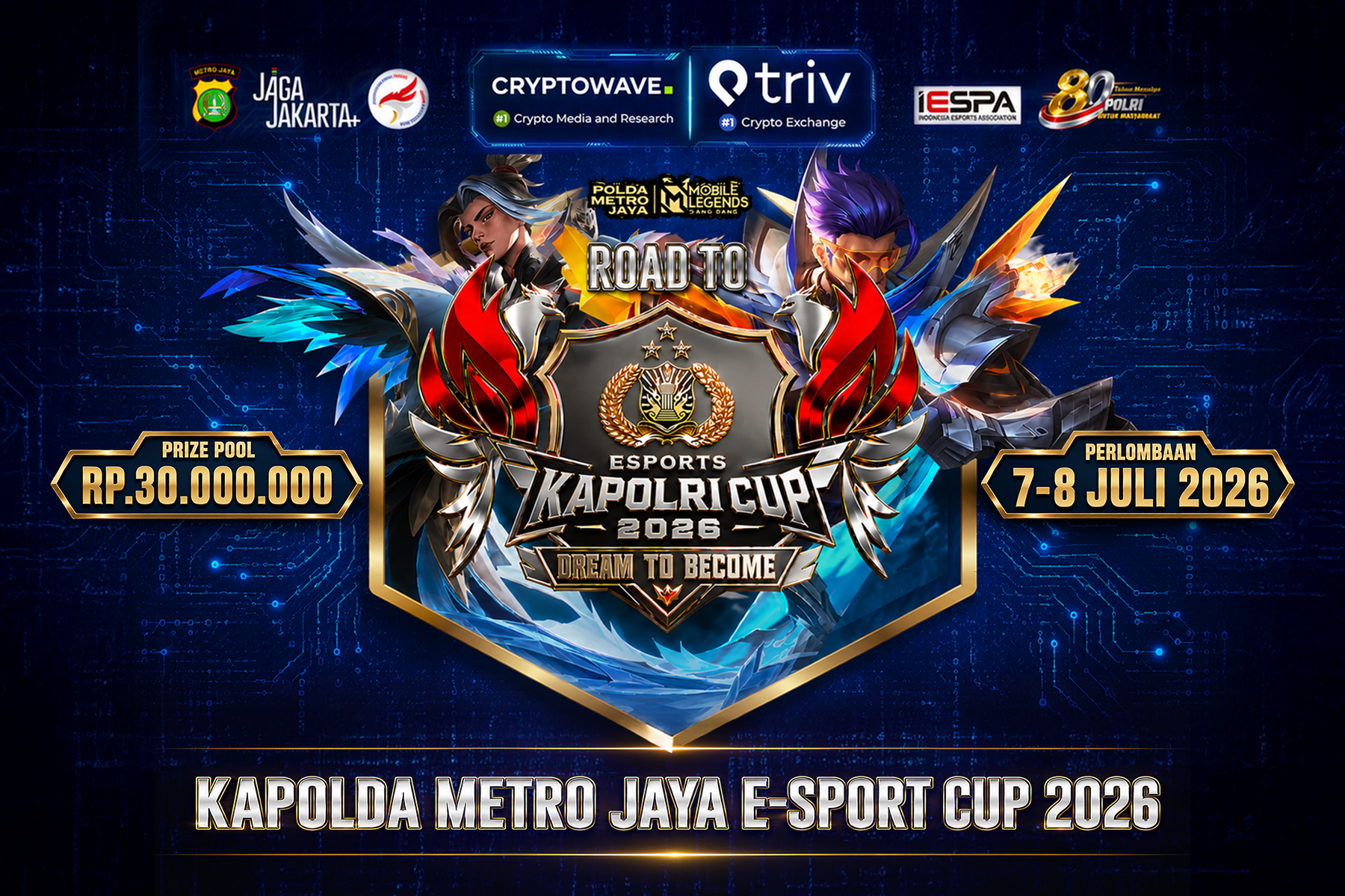 Kapolda Metro Jaya Esports dan Triv Group Gelar Esports Kapolri Cup 2026 Berhadiah Rp30 Juta